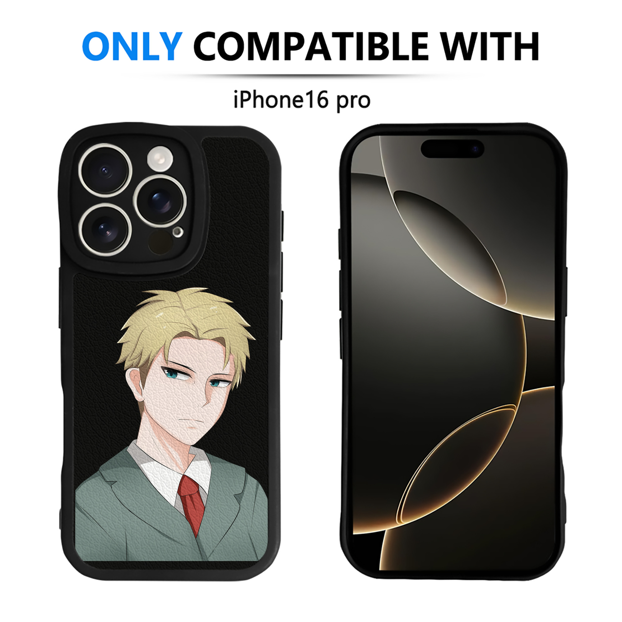 （画像用） SPY×FAMILY间谍家家酒 【iPhone 16シリーズ対応】シリコンスマホケース（レザー調） 材質：シリコン